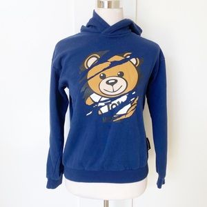 Moschino Kid Teen Teddy Bear Hoodie size 14 years